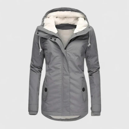 White Mary-Parka con interno in pile