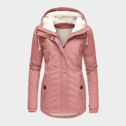 White Mary-Parka con interno in pile