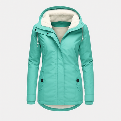 White Mary-Parka con interno in pile