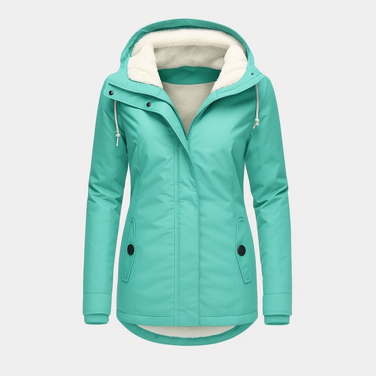 White Mary-Parka con interno in pile