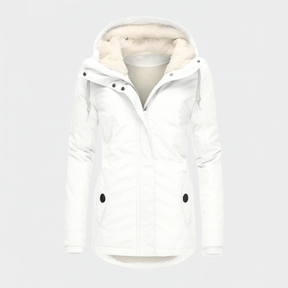 White Mary-Parka con interno in pile