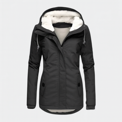 White Mary-Parka con interno in pile