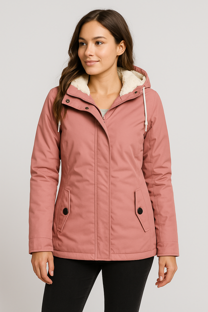 White Mary-Parka con interno in pile