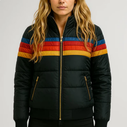 Vally -Piumino corto multicolor